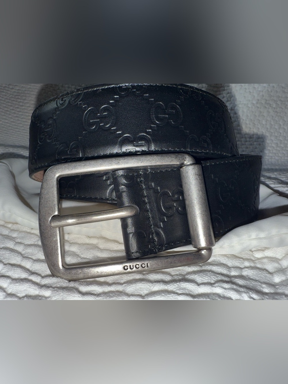 Gucci Guccisima Leather Belt